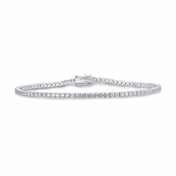 Gisser - Silver CZ Tennis Bracelet 2mm