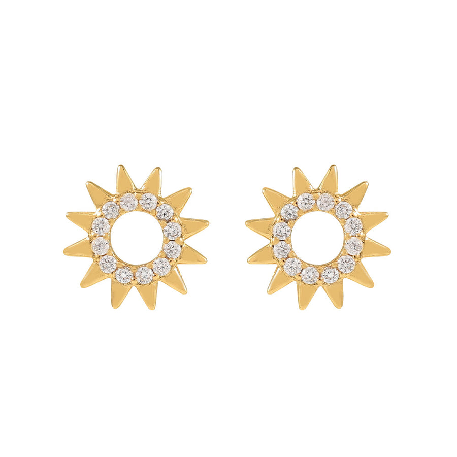 Knight & Day - The Pink Box Sunburst Earrings