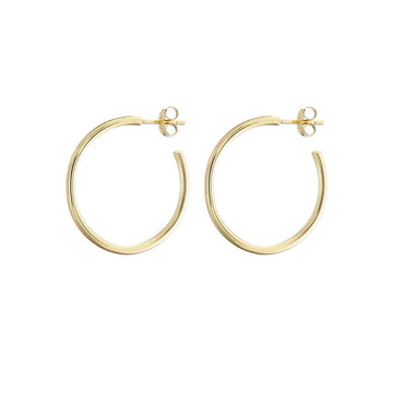 Mary-K - Gold Classic Hoop Earrings