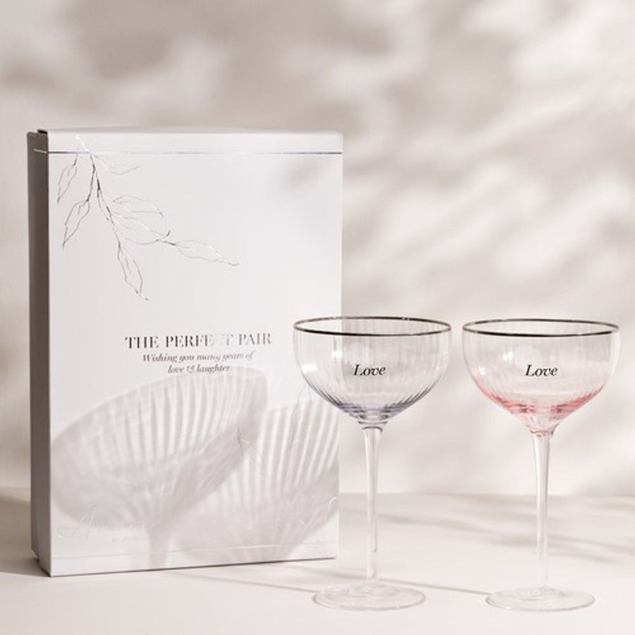 Set of 2 Love Glasses