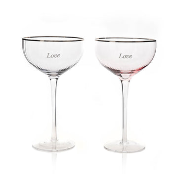 Set of 2 Love Glasses