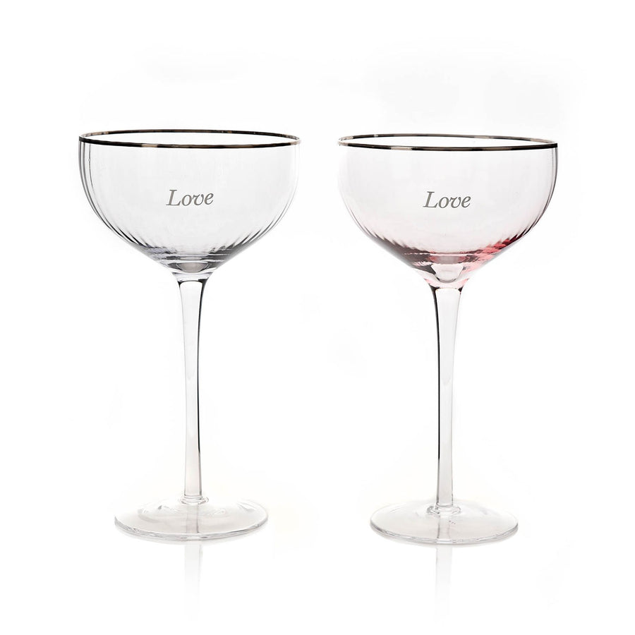 Set of 2 Love Glasses