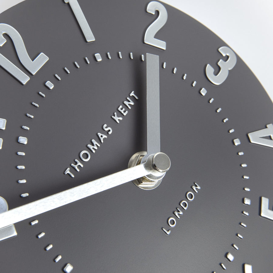 Mulberry Mantel Clock - Graphite