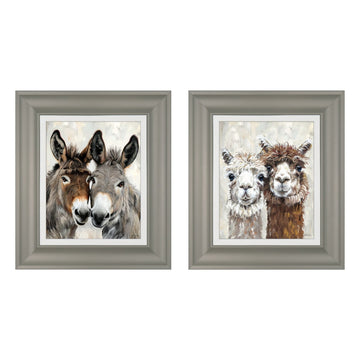 Wall Art - Eey and Ore and Abe and Lincoln Set of 2