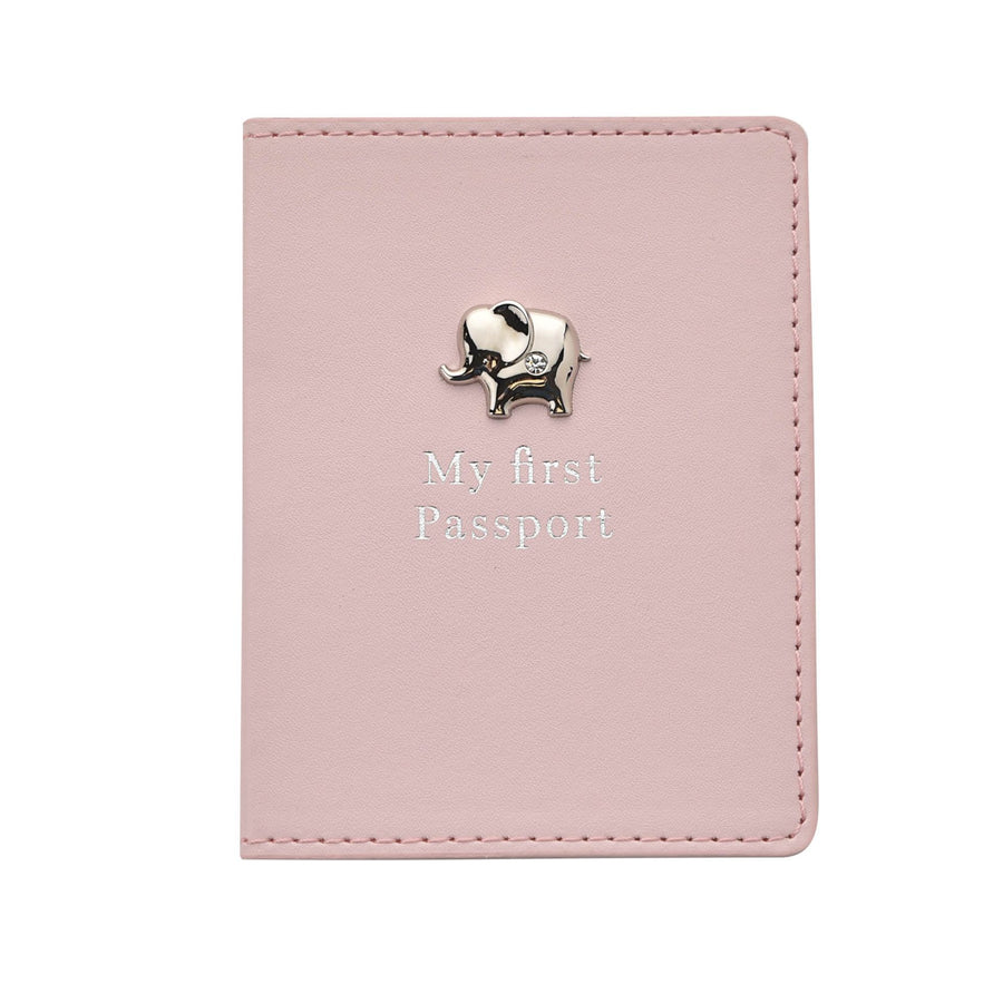 My First Passport Holder/ Luggage Tag Pink