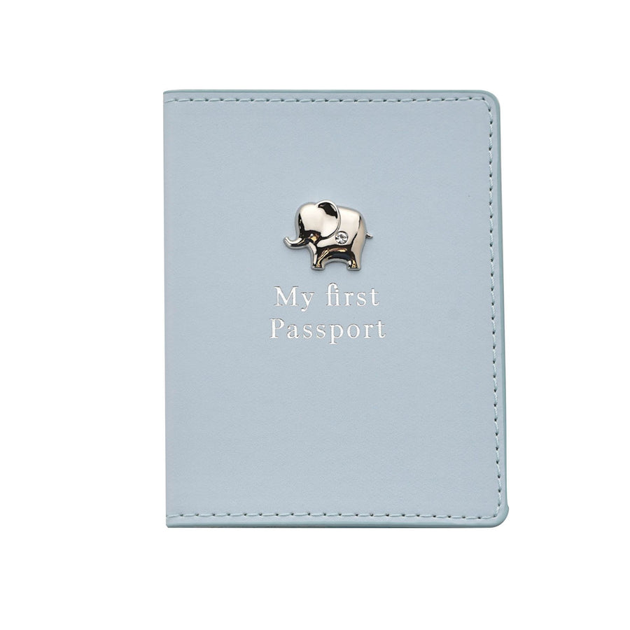 My First Passport Holder/ Luggage Tag Blue