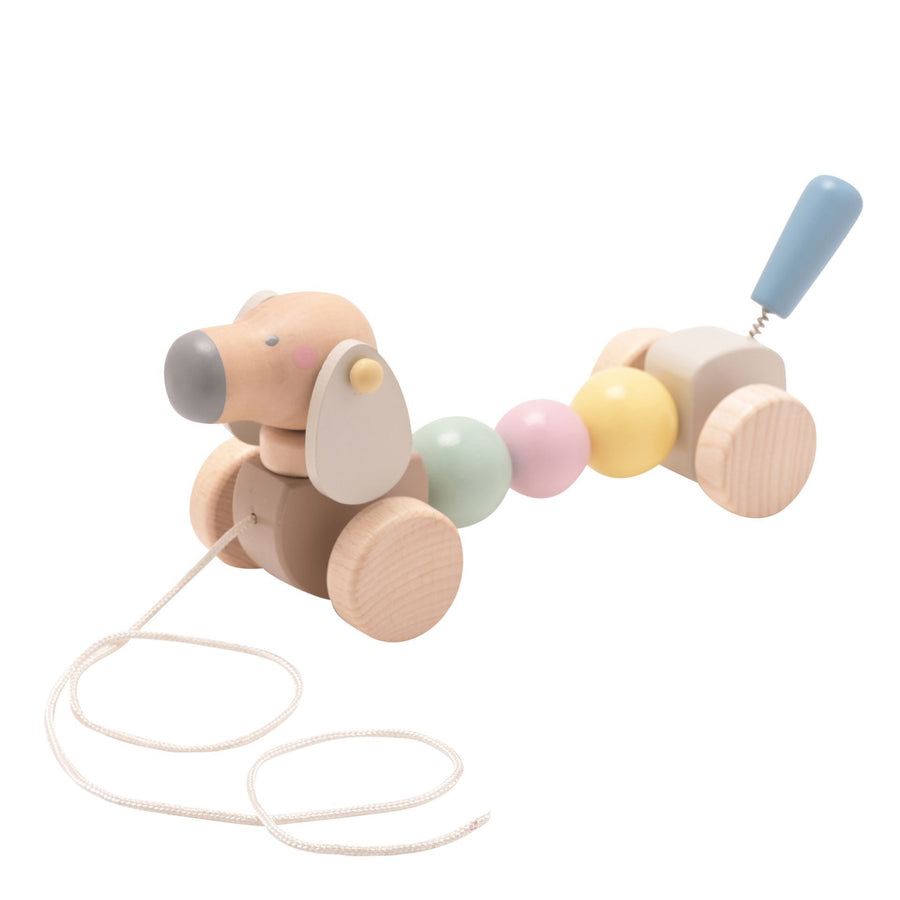 Wooden Pull Along Dog