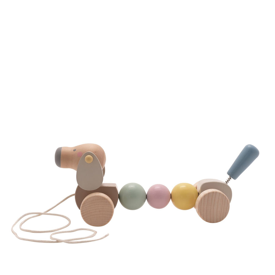 Wooden Pull Along Dog