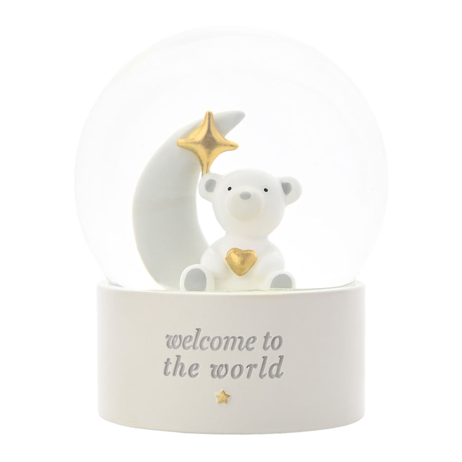 'welcome to the world' globe