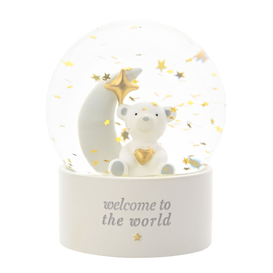 'welcome to the world' globe