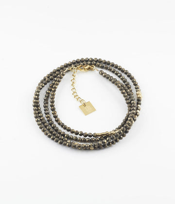 Zag Bijoux - Favela Bracelet in Pyrite