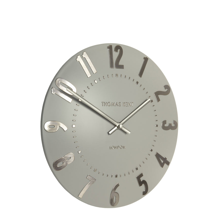 Mulberry Small Wall Clock - Silver Cloud