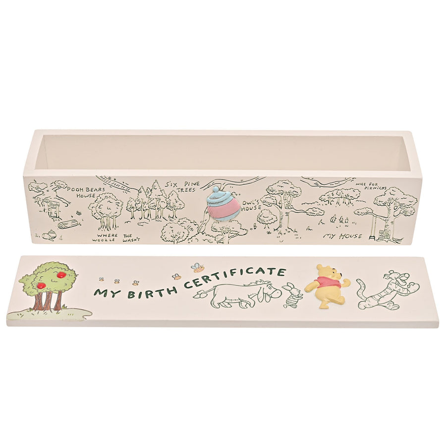 Disney Winnie The Pooh Birth Certificate Holder