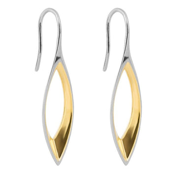 Fiorelli - Navette Drop Earrings with Yellow Gold Plating