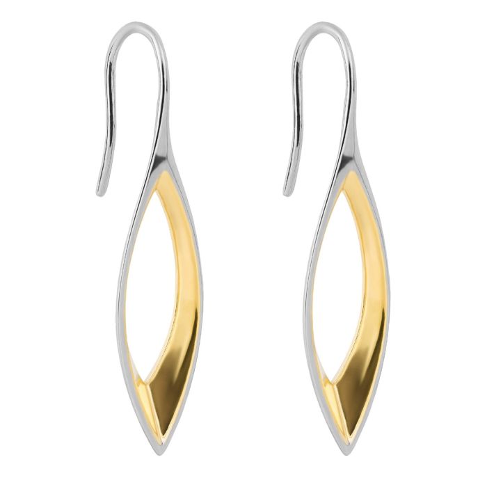 Fiorelli - Navette Drop Earrings with Yellow Gold Plating