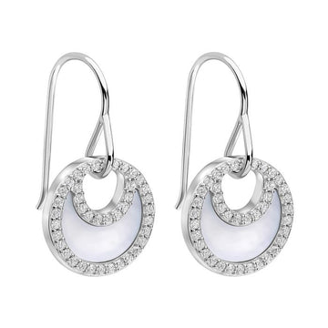Fiorelli - Crescent Mother of Pearl Drop Earrings
