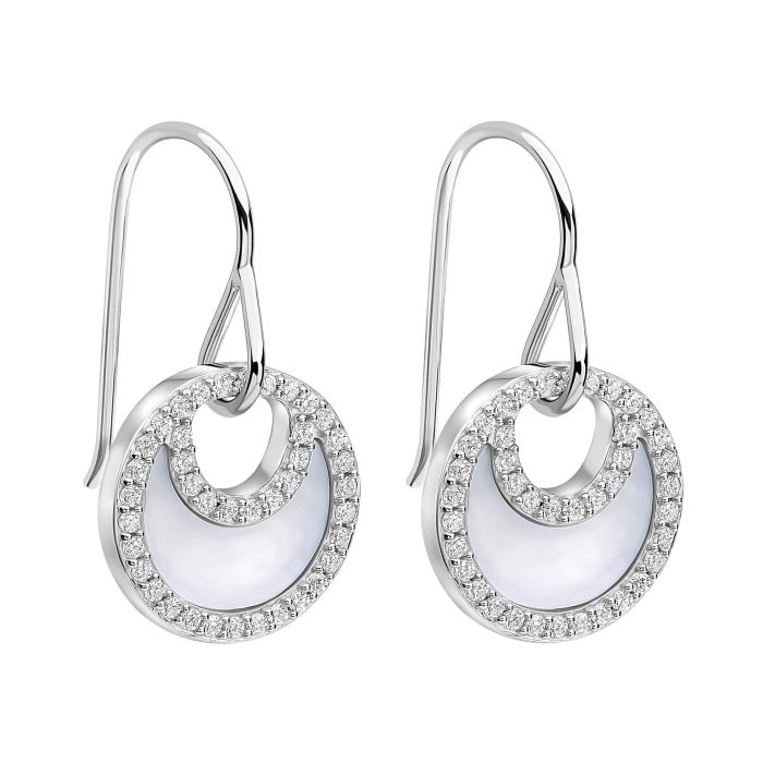 Fiorelli - Crescent Mother of Pearl Drop Earrings