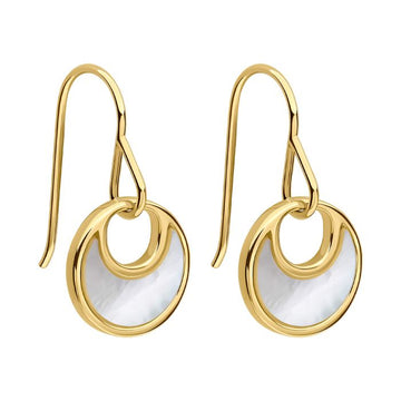 Fiorelli -Crescent Mother of Pearl Drop Earrings