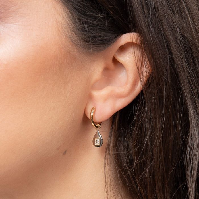 Fiorelli - Shape Shift Teardrop Hoop Earrings
