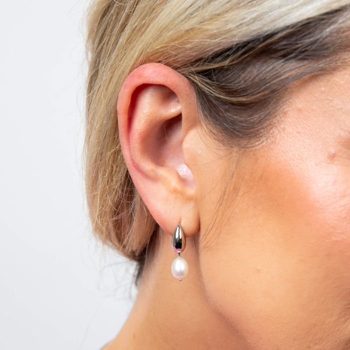 Fiorelli - Droplet Stud Earrings with Pearl