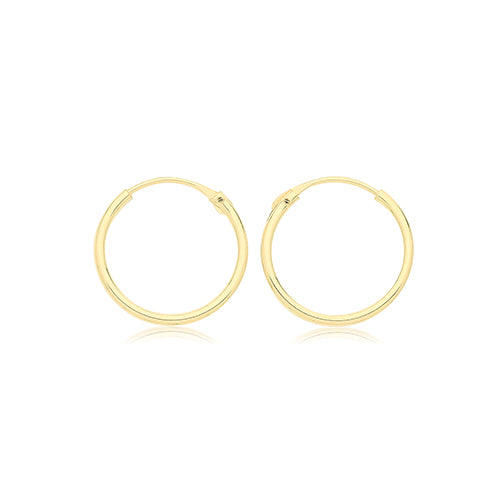 9ct Sleeper Hoop Earrings