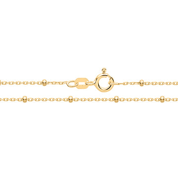 Silver Gold Plated Fine Trace and Ball Chain