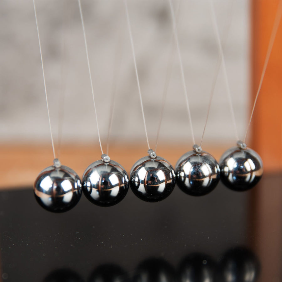 Wooden Newton's Cradle