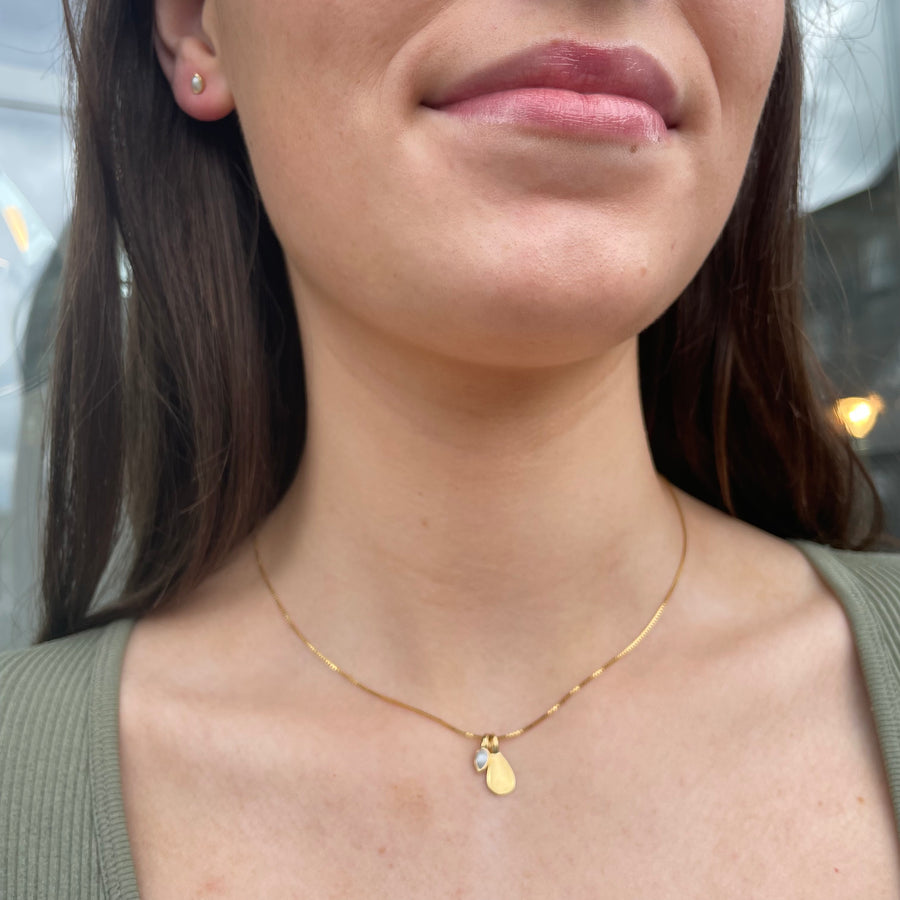 Gold Plated June Birthstone Earrings