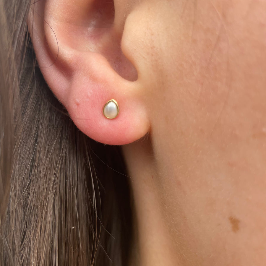 Gold Plated June Birthstone Earrings