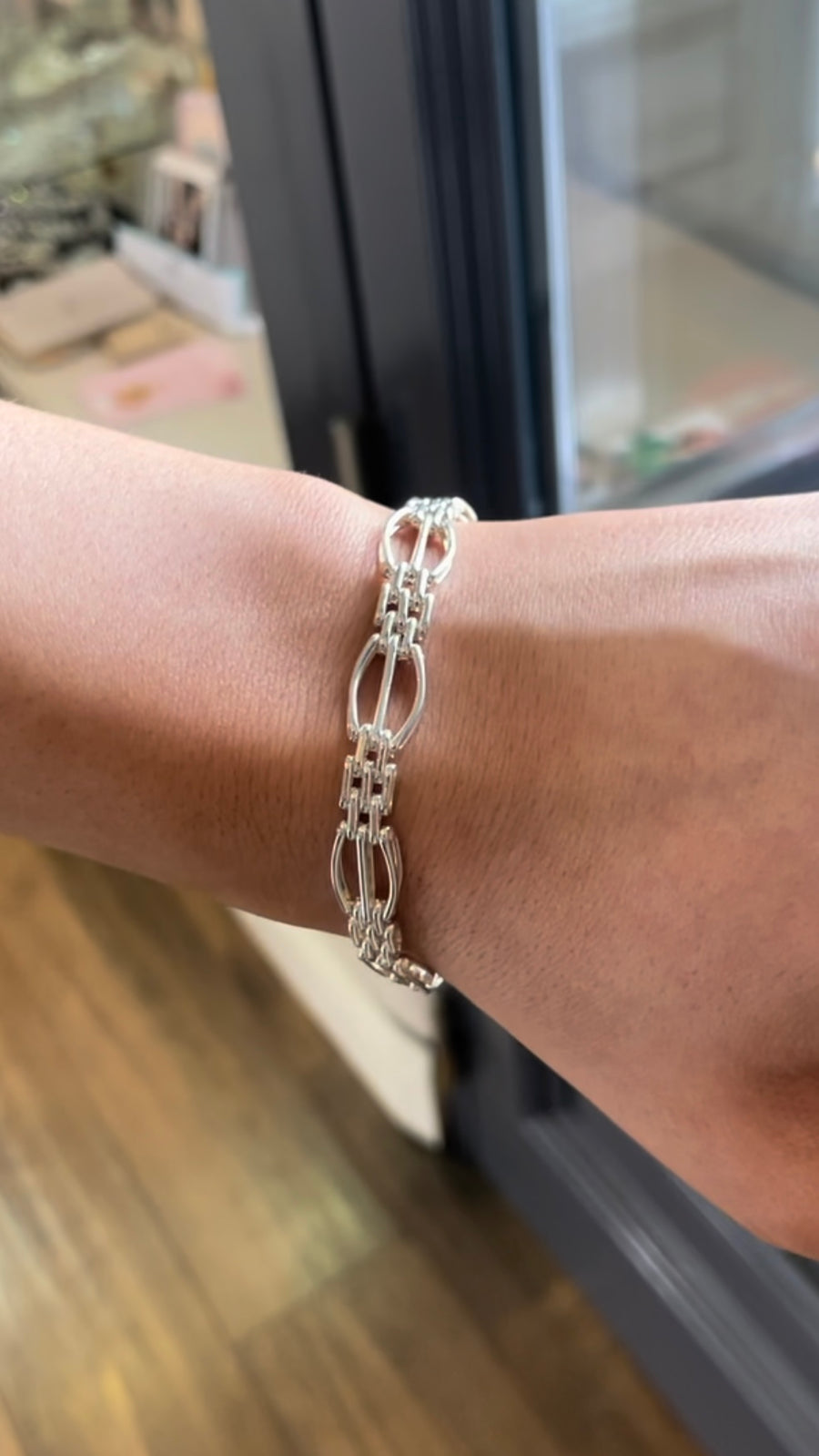 Silver Gate Bracelet