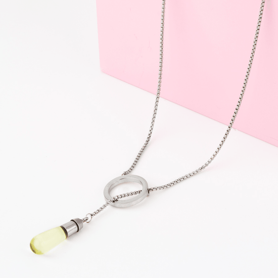 Melano Jewelry - Twisted Circle Necklace