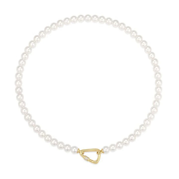 Ania Haie - Ania Haie Gold Lobster Clasp Shell Pearl Necklace
