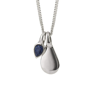 Silver September Birthstone Necklace