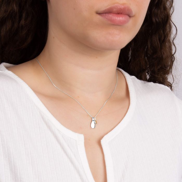 Silver November Birthstone Necklace