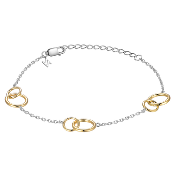 Nana Kay - Two Tone Circles Bracelet