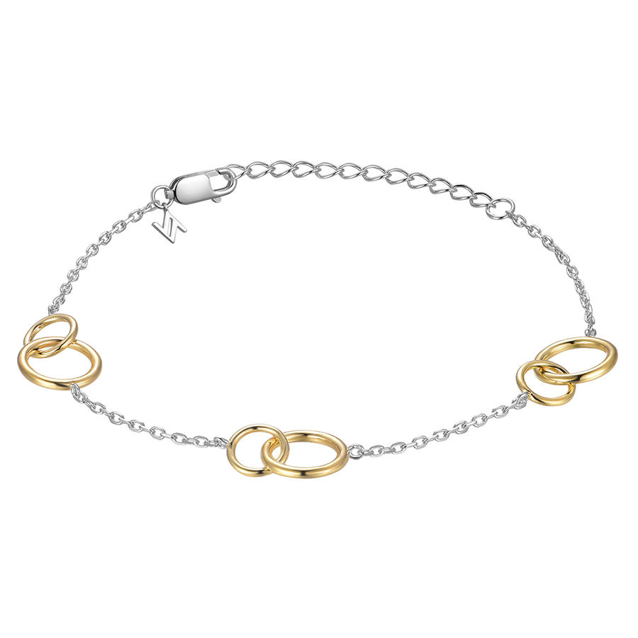 Nana Kay - Two Tone Circles Bracelet