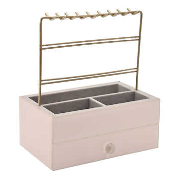 Nude Glass Jewellery Box & Hanger