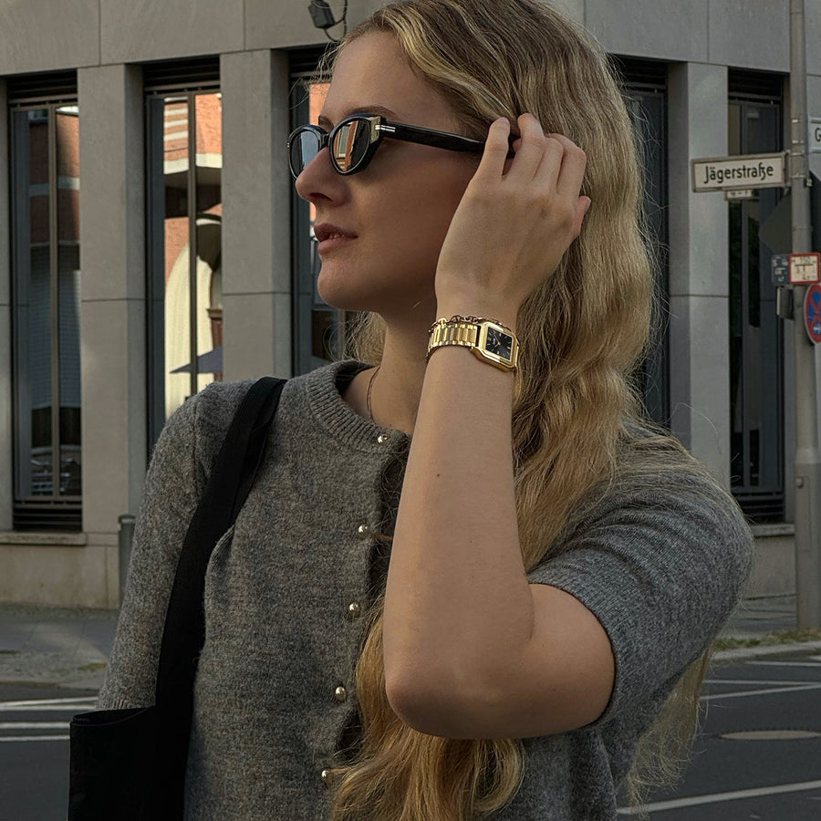 Cluse - Gracieuse Watch Steel, Black, Gold Colour