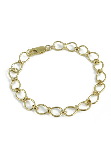 9ct Yellow Gold Twist Link Bracelet