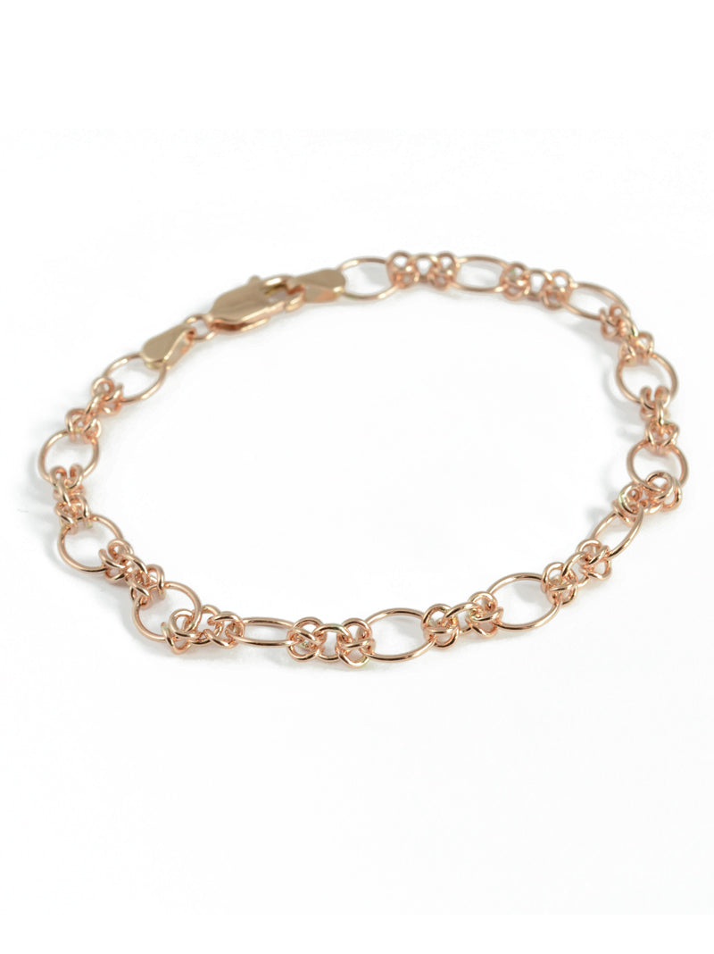 9ct Rose Gold Link Bracelet