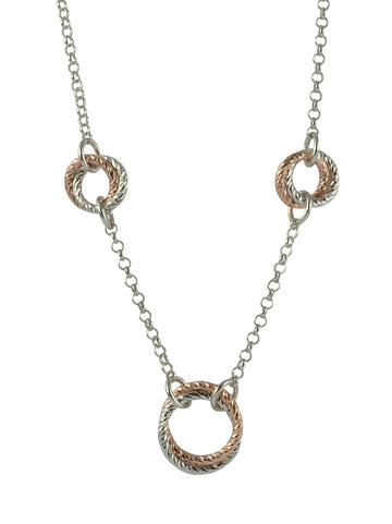 Fraboso - 3 Circles Chain Link Necklace