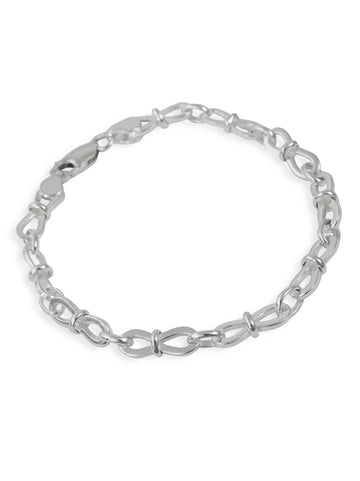 Silver Infinity Link Bracelet