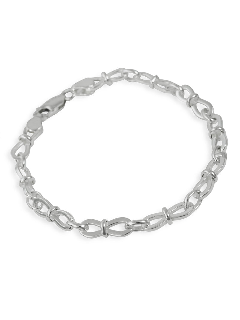 Silver Infinity Link Bracelet