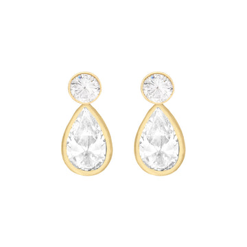 9ct Gold Teardrop Earrings