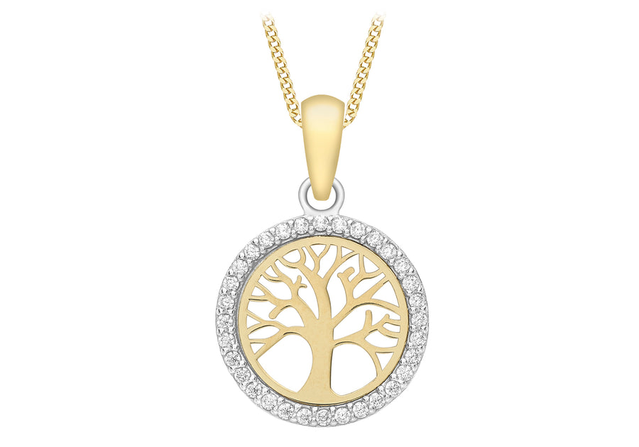 9ct Gold Tree Of Life Necklace