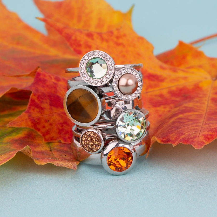 Melano Jewelry - Twisted Flat CZ Ring