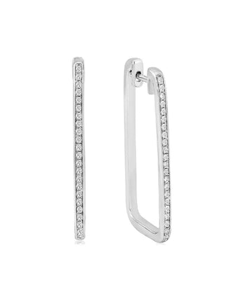 Waterford Crystal - Rectangular Earrings