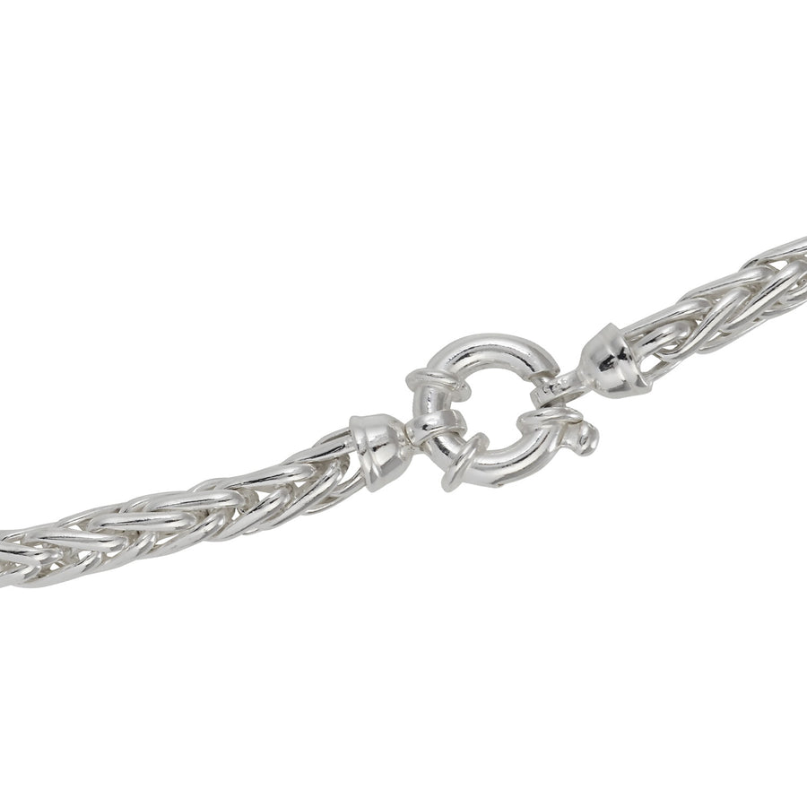 Silver Fancy Link Necklace