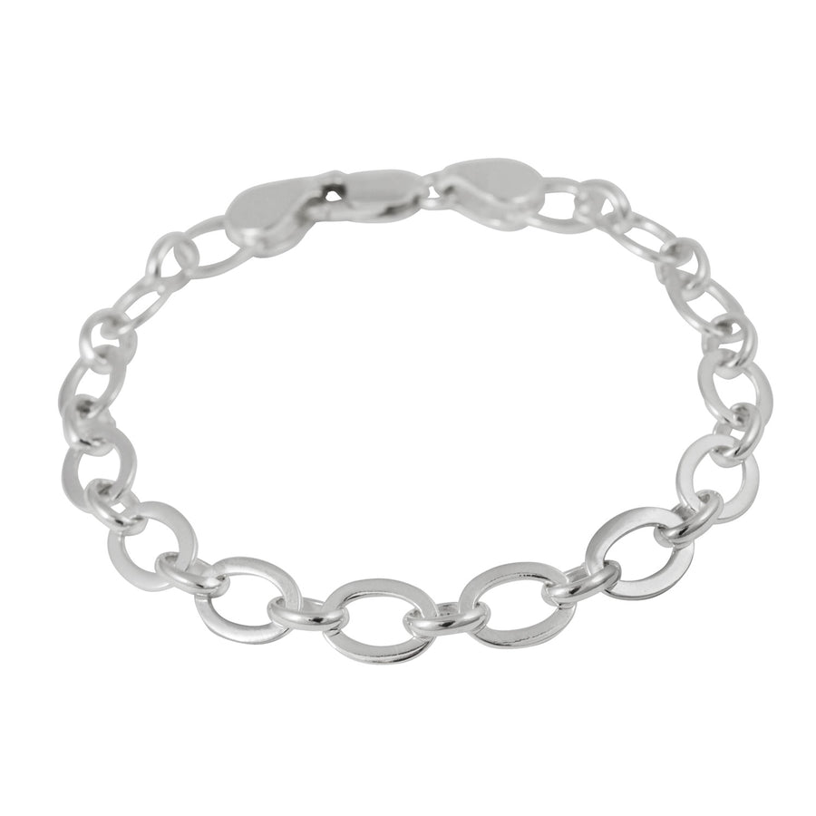 Silver Fancy Link Bracelet