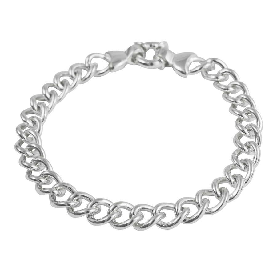 Silver Curb Link Bracelet